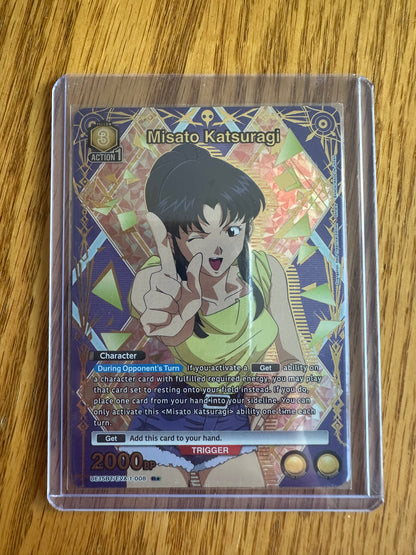 Union Arena Misato Katsuragi (008) (R*) - UE15BT: Evangelion: New Theatrical Edition