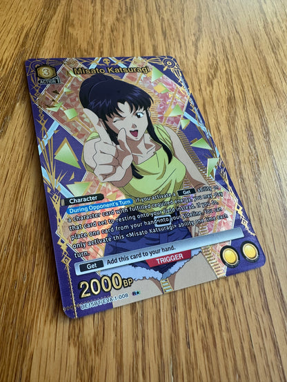 Union Arena Misato Katsuragi (008) (R*) - UE15BT: Evangelion: New Theatrical Edition